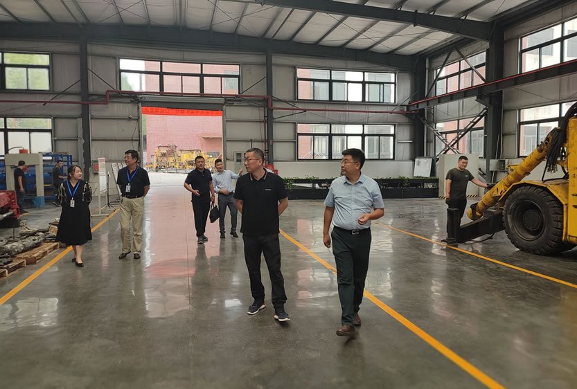 Zhaojin Mining Xiadian gold mine leaders to visit our company exchange